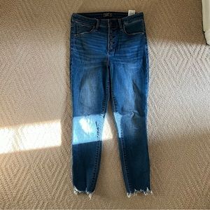 Abercrombie High Rise Ankle Skinny Jeans